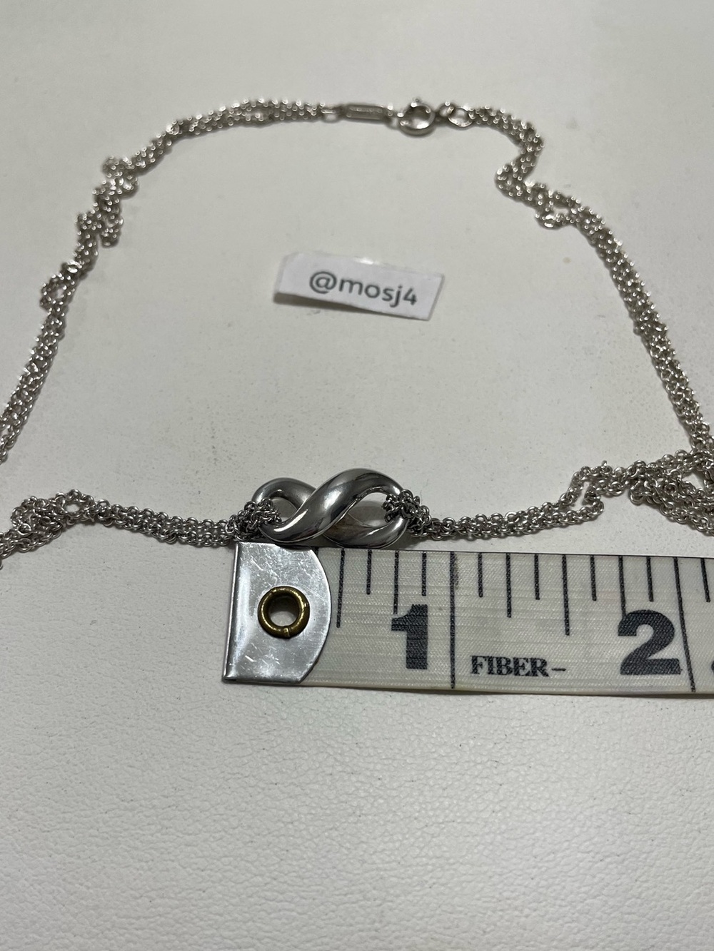 Tiffany & Co. Infinity Double Chain Necklace - Picture 3 of 4